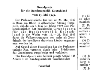 Das Grundgesetz (1949)