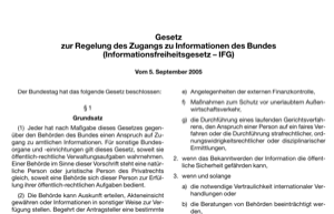 Informationsfreiheitsgesetz (2005)